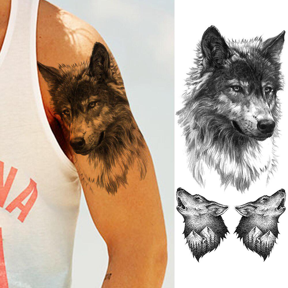 Buy 1Pc Black Flower Temporary Tattoos Fake Wolf Dreamcatcher Forest Tattoos For Party Holiday Women Men Body Art Chest Arm Tattoo Decal At Affordable Prices — Free Shipping, Real Reviews With Photos — 1000_x_1000_jpg