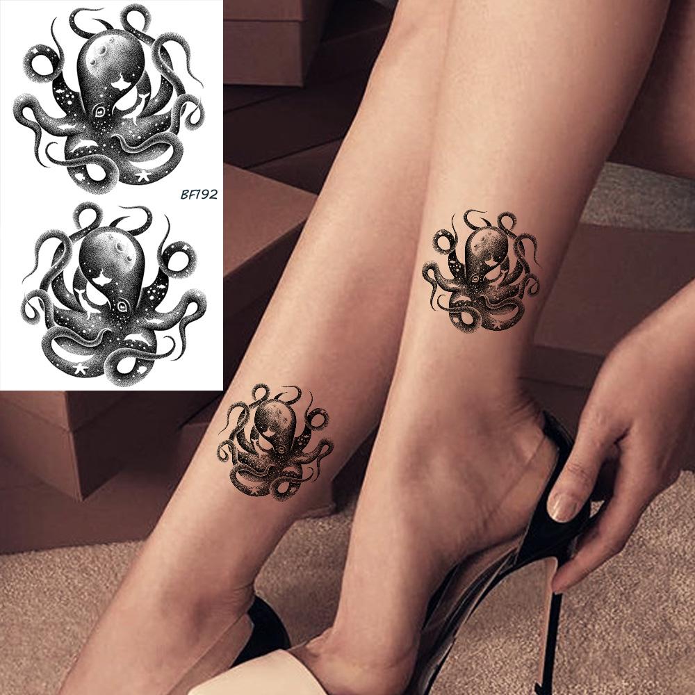Buy 1Pc Black Small Octopus Squid Temporary Tattoos Sticker Realistic Fake Waterproof Body Art Arm Tatoo At Affordable Prices — Free Shipping, Real Reviews With Photos — Joom 1000_x_1000_jpg