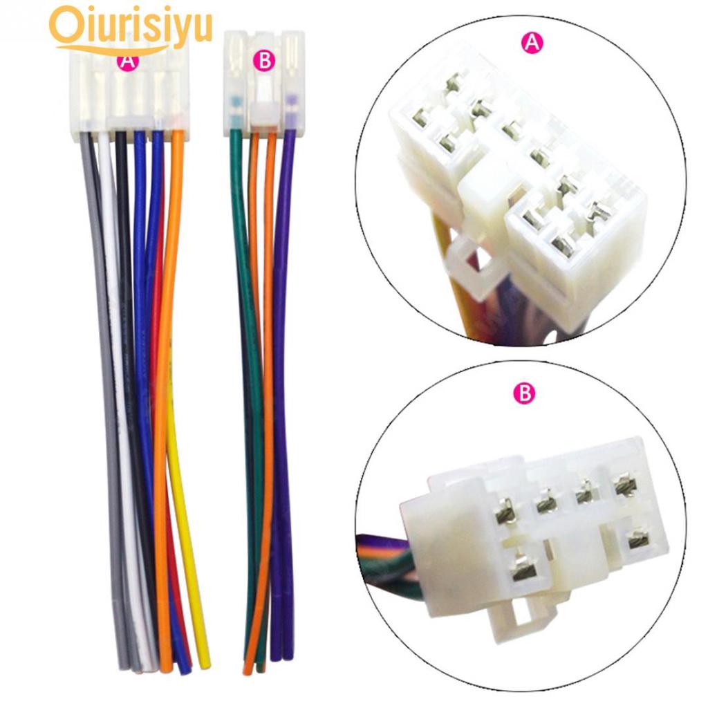 Radio 12v+ blue / yellow radio harness, radio ign + gray. Buy 2pcs Car Radio Stereo Cd Player Wiring Harness Cable Installation Kit Car Radios Accessories At Affordable Prices Free Shipping Real Reviews With Photos Joom