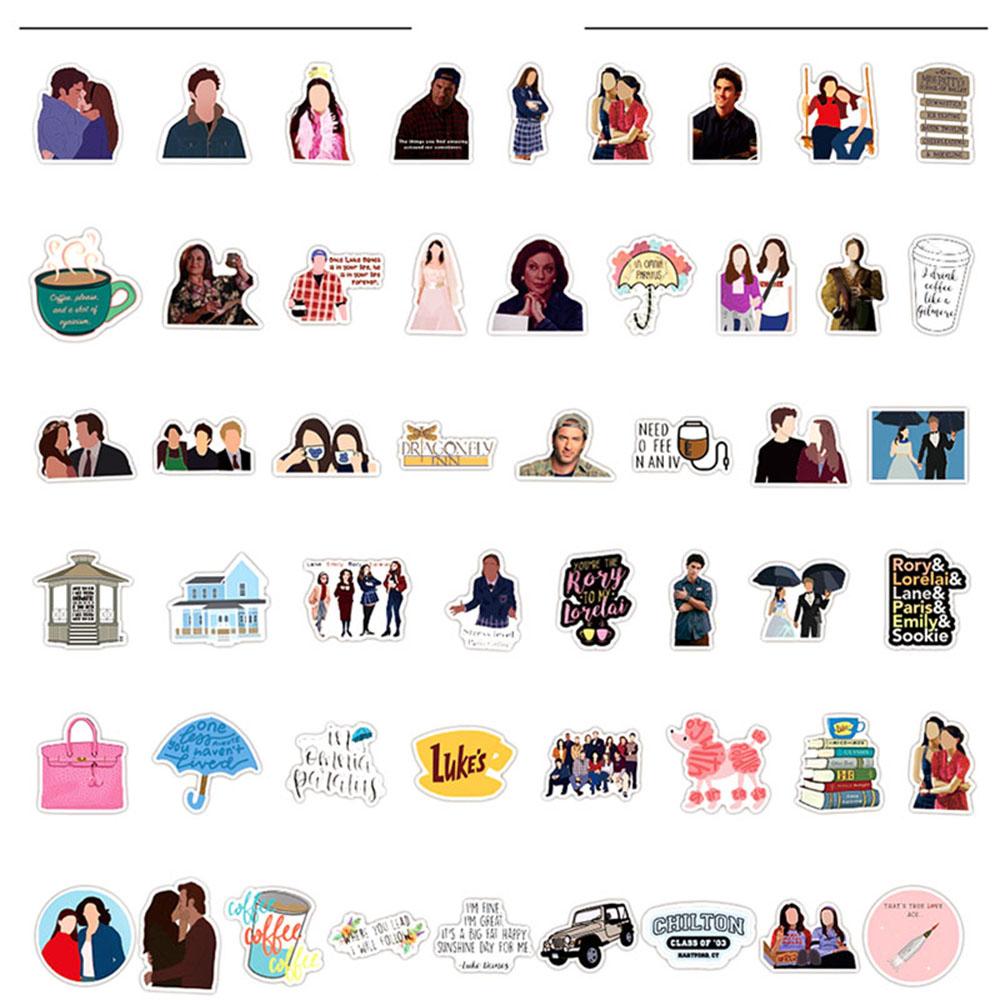 buy 50pcs classic tv show gilmore girls graffiti stickers for furniture wall desk diy chair toy car trunk motorcycle etc at affordable prices free shipping real reviews with photos joom