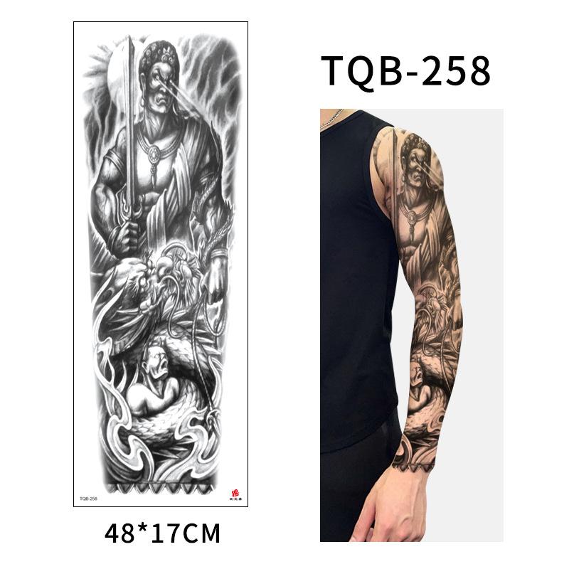 Compre Waterproof Temporary Tattoo Sticker For Men Women Geometric Totem Full Arm Sleeve Large Size Tattoo Fake Tattoo Flash Tattoos Barato — Frete Grátis, Avaliações Reais Com Fotos — Joom 800_x_800_jpg