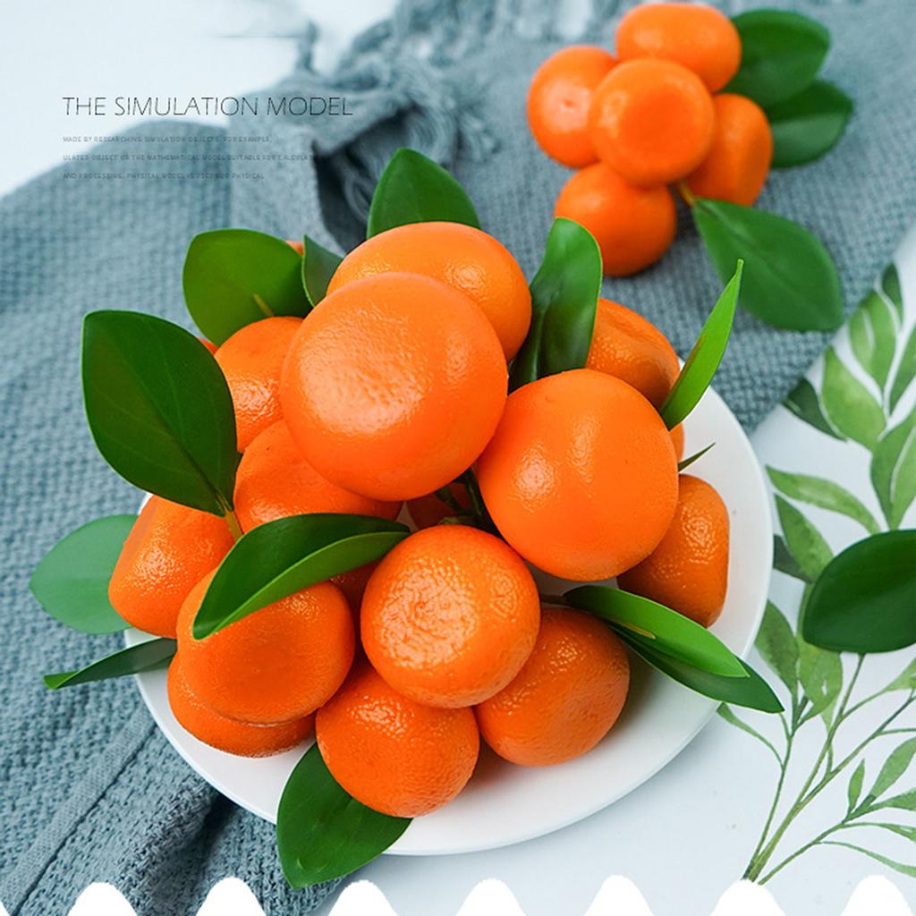 Buy Dried Flowers Orange Decorations Artificial Fruits Foam 9pcs Diameter 3 7cm With Branches Fake Lifelike Shatang Oranges At Affordable Prices Free Shipping Real Reviews With Photos Joom