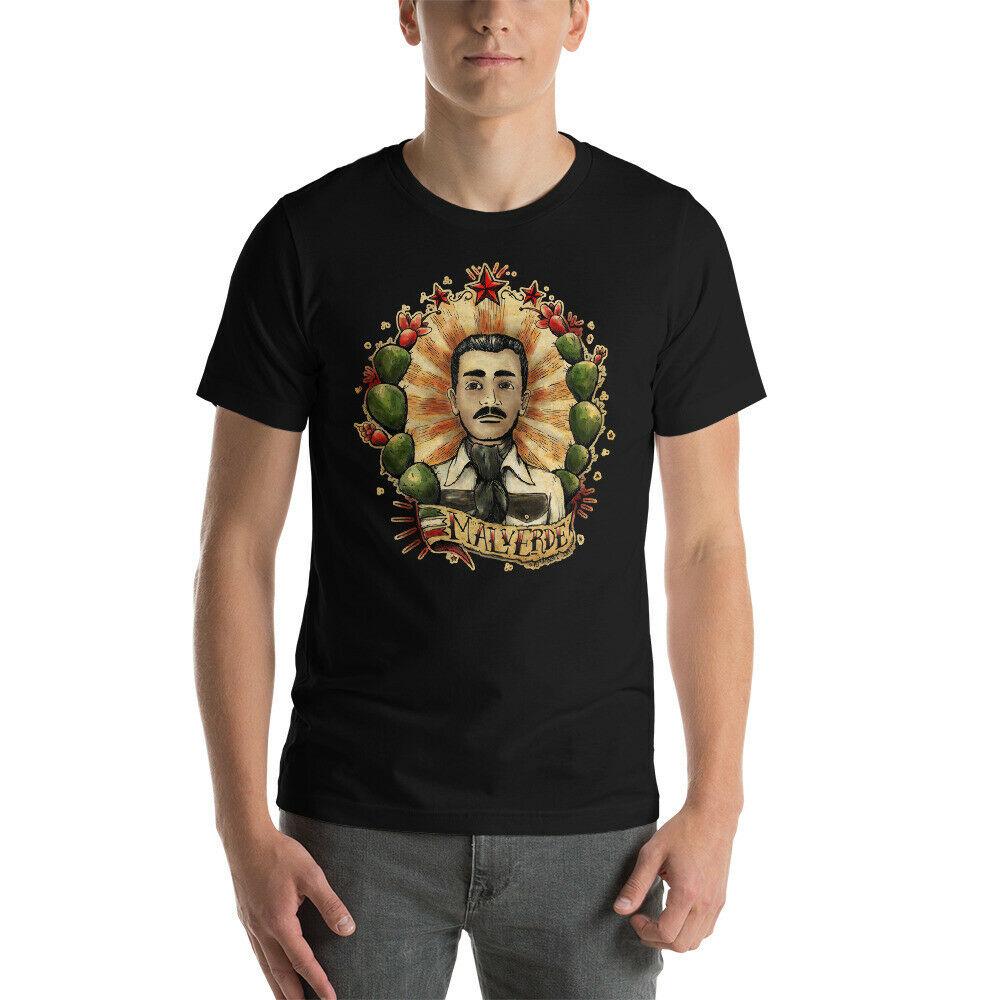Buy Aesthetic Tee Tee Harajuku Jesus Malverde Mexican Saint Traditional Tattoo Shirt Tshirt At Affordable Prices — Free Shipping, Real Reviews With Photos — Joom 1000_x_1000_jpg