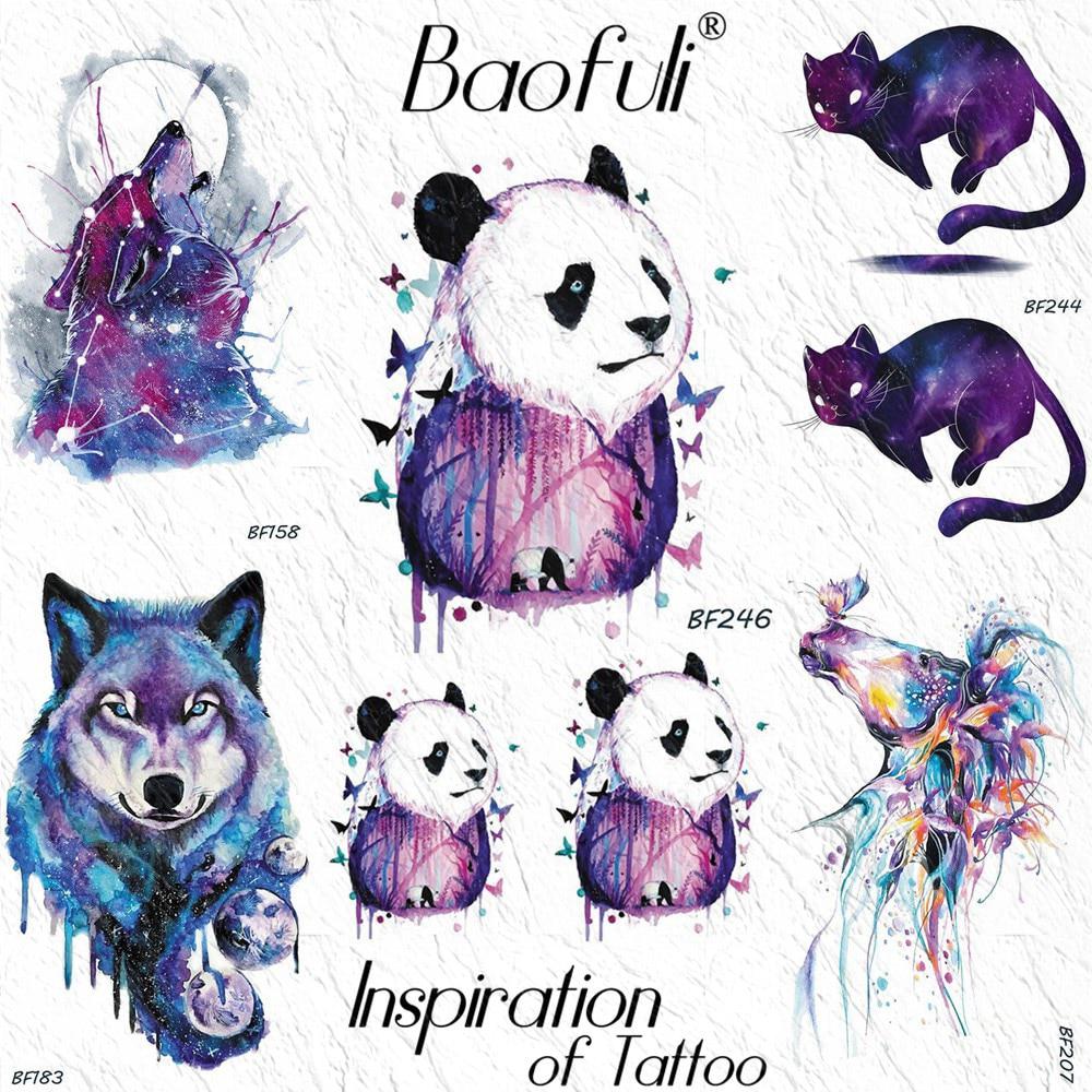 Compre 1Pc Aquarela Panda Borboleta Crianças Tatuagem Temporária Adesivo Impermeável Corpo Arte Fake Tatoo Barato - Preço, Frete Grátis, Avaliações Reais Com Fotos — Joom 1000_x_1000_jpg