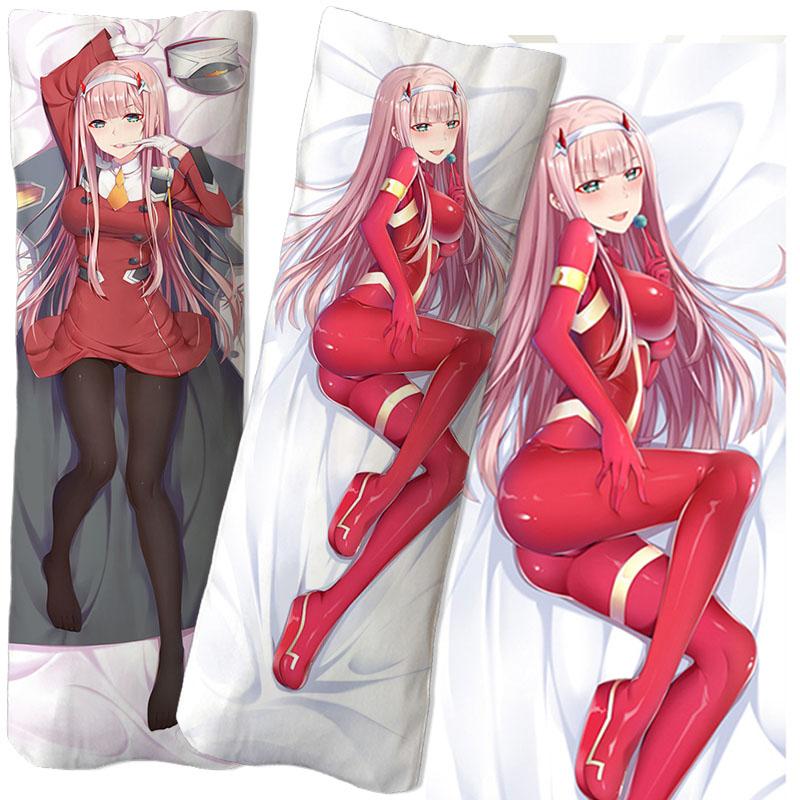 buy darling in the franxx zero two anime cartoon body bolster soft long cute print pillow 40 120cm washable at affordable prices free shipping real reviews with photos joom