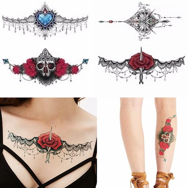 Fai Da Te Un-Time Seno Petto Impermeabile Tatoo Scheletro Rose Tatuaggio Adesivi 3D Tatuaggio Acquista In Modo Economico — Spedizione Gratuita, Recensioni Reali Con Foto — Joom 800_x_800_jpg