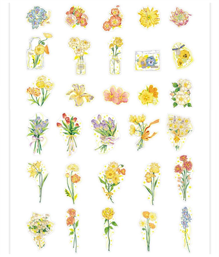 buy picnic series vintage laser hot stamping plants flower stickers scrapbooking pet decorative sticker at affordable prices free shipping real reviews with photos joom