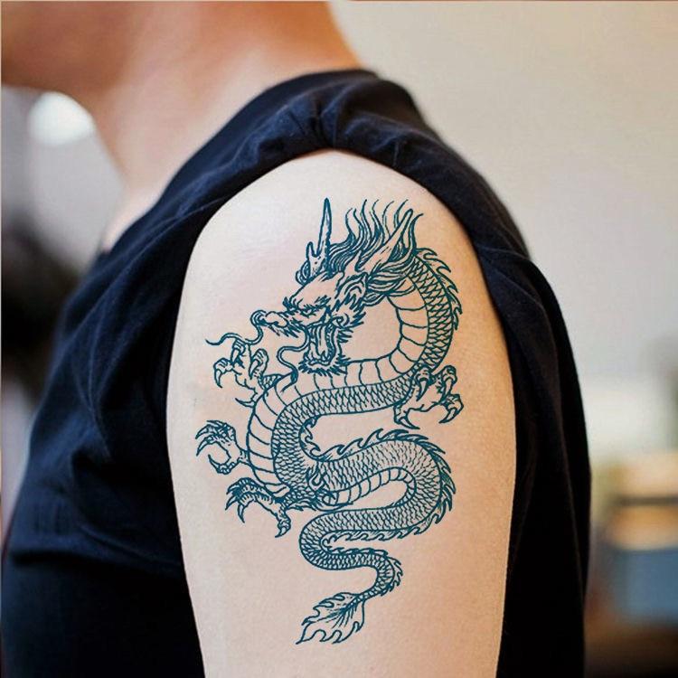 Drago Cinese Falso Tatuaggio Trasferimento D'acqua Impermeabile Adesivo Temporaneo Donne Uomini Sexy Bellezza Corpo Arte Cool Stuff Acquista In Modo Economico — Spedizione Gratuita, Recensioni Reali Con Foto — Joom 750_x_750_jpg