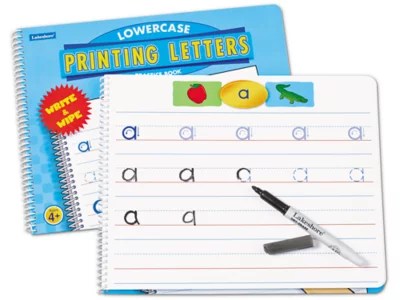printing letters practice book lowercase at lakeshore learning