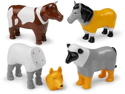 Antrey / istockphoto / getty images if there's one trait that distinguishes humans from animals, it's the ability to grow food. Mix Match Magnetic Farm Animals At Lakeshore Learning