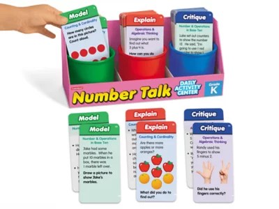 Number talks don't replace other instruction, but they are a powerful complement to it. Number Talk Daily Activity Center Kindergarten At Lakeshore Learning