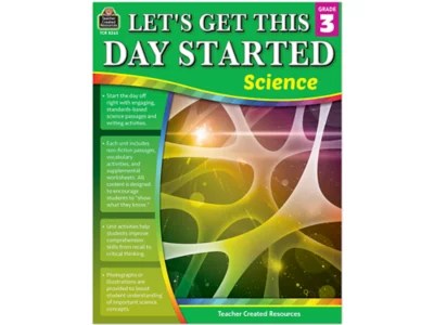 Supplement and reinforce your 3rd grader's classwork with dk workbooks: Let S Get This Day Started Science Workbook Gr 3 At Lakeshore Learning
