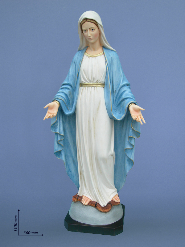 Una porta a libro in dimensioni standard (cm 80×210), solitamente è a 2 battenti, in base alle esigenze possono essere più larghe, quindi con . Statua Madonna di Lourdes, dipinto a mano, in resina