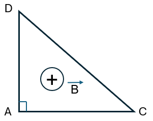 A triangle with a plus and bDescription automatically generated