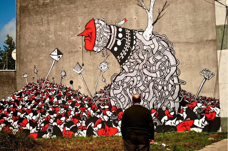 Desordes Creativas Un Festival De Arte Urbano En Galicia Microsiervos Arte Y Diseno