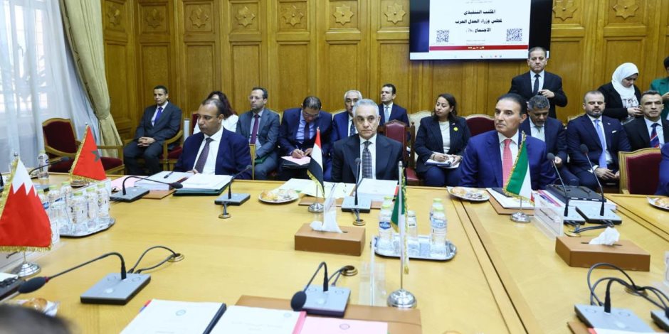 وزير العدل يشارك في الاجتماع السادس والسبعين للمكتب التنفيذي لمجلس وزراء العدل العرب بجامعة الدول العربية 
