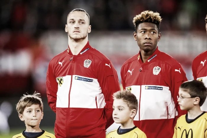 David alaba grabbed arnautovic by the mouth in his attempts to shut his team mate up as he ranted at alioski, however he insists he did not . Marcel Koller names Austria squad for Euro 2016 | VAVEL.com