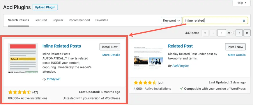 This is the simplest method if you don't want to go through the hassle of editing the code . How To Insert Inline Related Posts Inside Wordpress Post Content Webnots