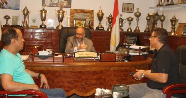 الزمالك يستقبل امين صندوق نادى عمان..صور