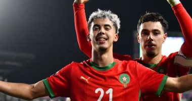 زبيرى يفتتح أهداف المغرب ضد الأرجنتين بطريقة رائعة فى الدقيقة 12.. فيديو