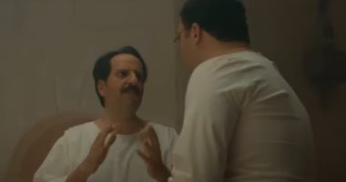 مسلسل النص التاني الحلقة 5.. إسماعيل وعبد العزيز النص في مواجهة طريفة بالحمام