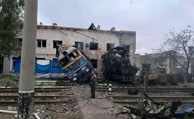 Прилетело по депо в Одессе и железной дороге в Конотопе Прилетело по депо в Одессе и железной дороге в Конотопе