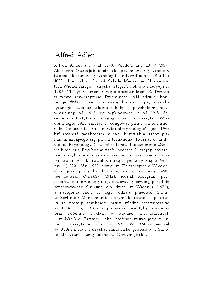 Adler Alfred Sens Zycia Pobierz Pdf Z Docer Pl
