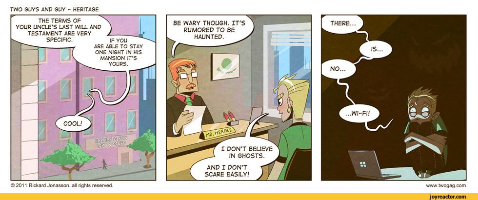 Can you land the punchline or is it mia? Two Guys And Guy Heritagethe Terms Of Your Uncle S Last Will And Testament Are Very Specific If Twogag Comics Funny Comics Strips Cartoons Funny Pictures Best Jokes