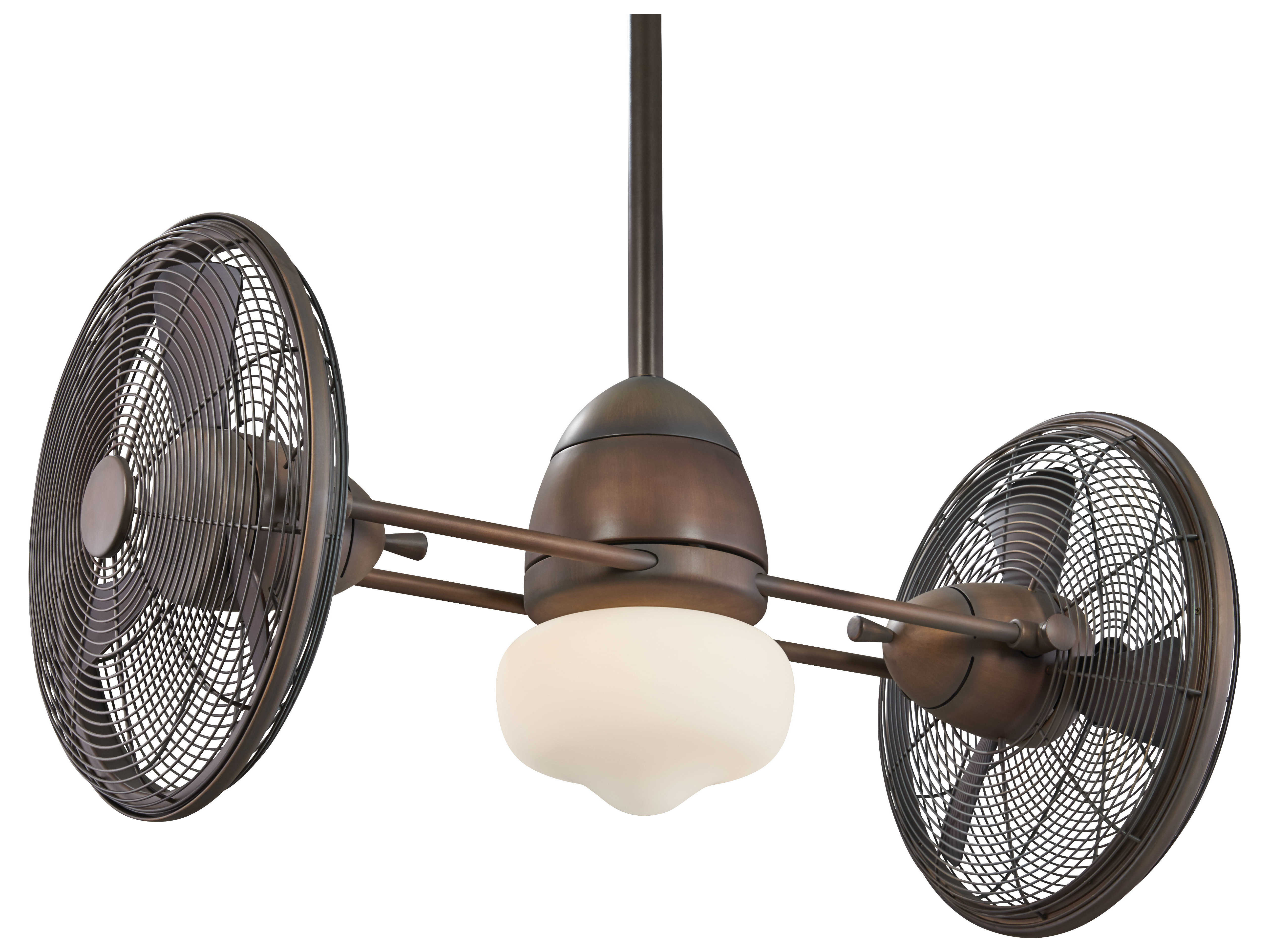 Lighting & ceiling fans sale ends in 0 days! Minka-Aire Vintage Gyro Restoration Bronze 1-Light 42
