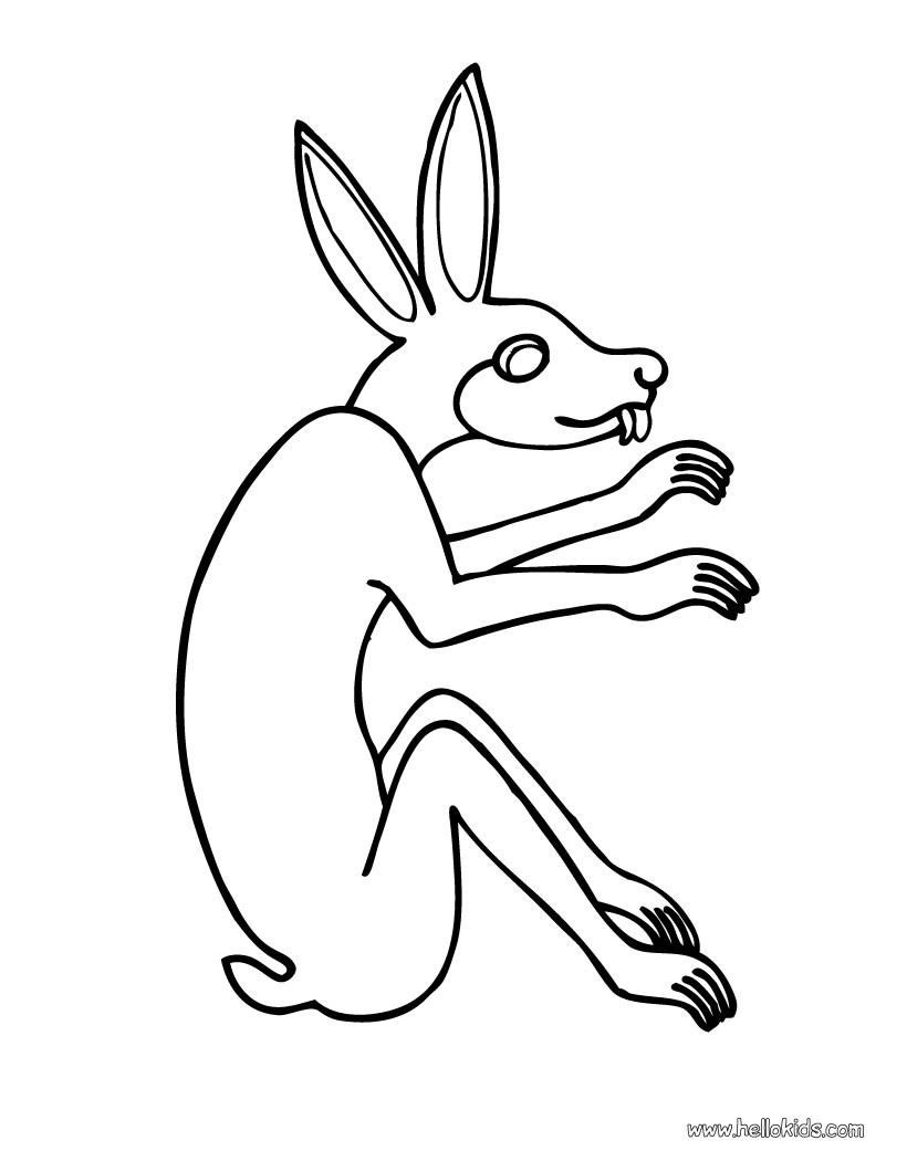Download and print free baby kangaroo coloring pages to keep little hands occupied at home; Hase Zum Ausmalen Zum Ausmalen De Hellokids Com