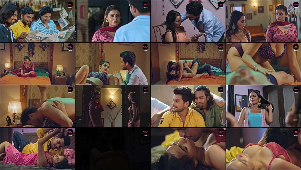 Poster for Angregi Akhbar Ep Voovi Hot Hindi Web Series Asian Indian Busty Curvy