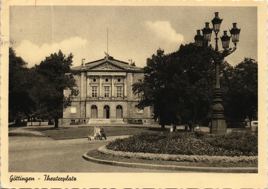 Theaterplatz Gottingen Ansichtskarten Lexikon