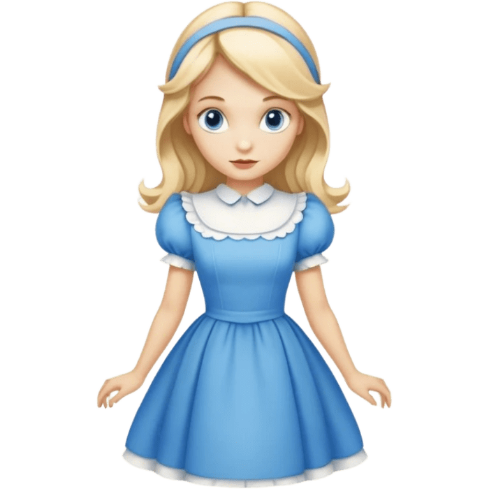 Alice in wonderland emoji | AI Emoji Generator