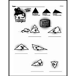 third grade geometry worksheets 2d shapes edhelper com