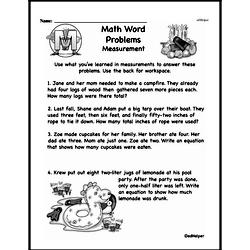 measurement worksheets free printable math pdfs edhelper com