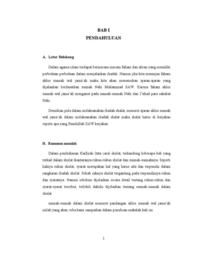 MAKALAH Aswaja Sunnah | PDF