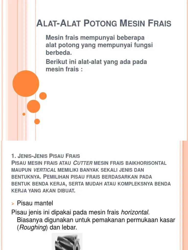 Jenis-Jenis Pisau Frais | PDF