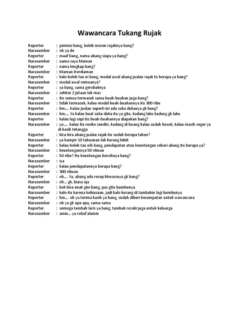 Wawancara Bahasa Sunda Dengan Pedagang – Goreng