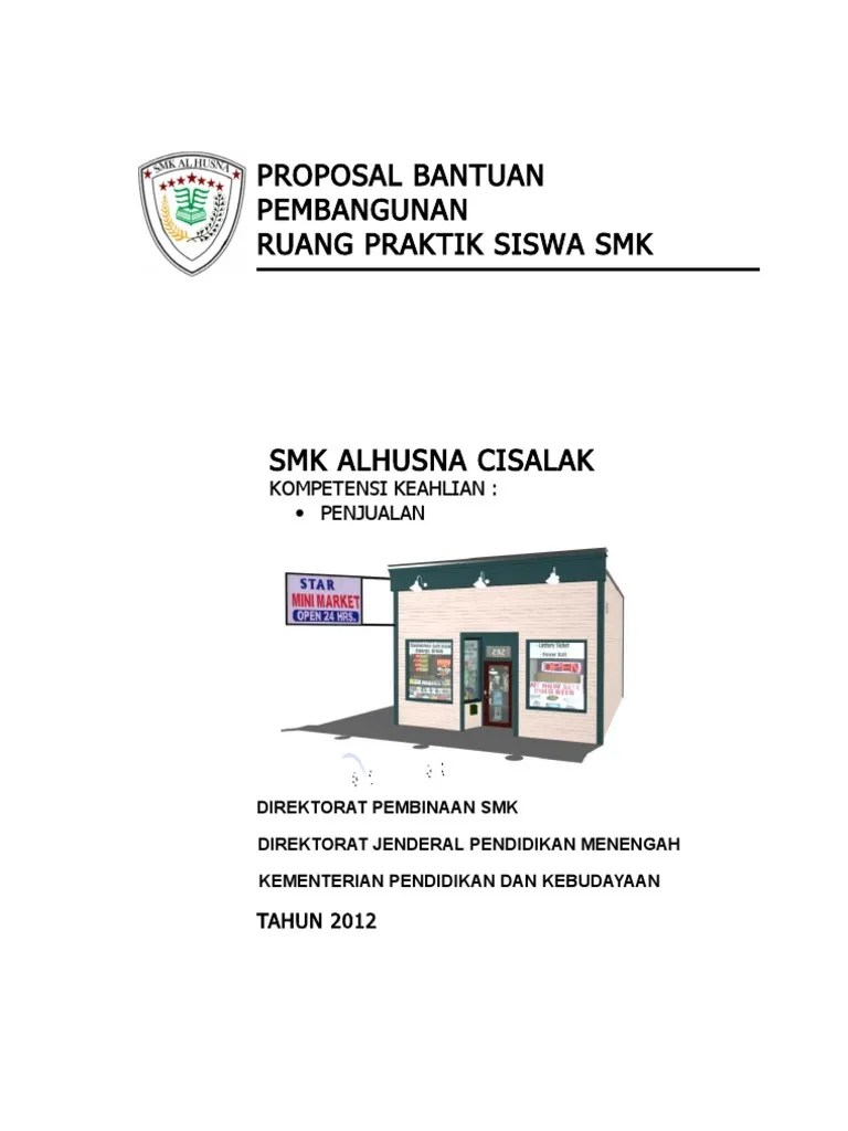 Melakukan tugas menggambar konstruksi geometris dan gambar proyeksi. Proposal Ruang Praktik Alhusna Betul Pdf