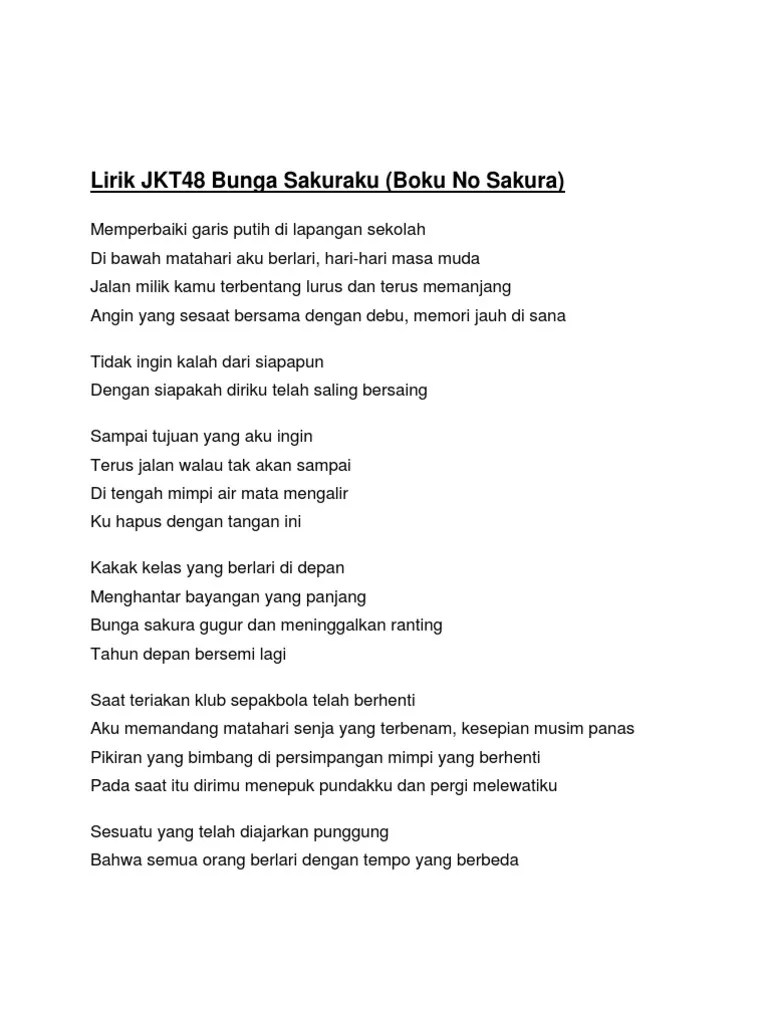 Himawarigumi 1st stage himawari merupakan pertunjukkan theater milik grup idola jkt48 team himawarigumi yang pertama. Lirik Lagu