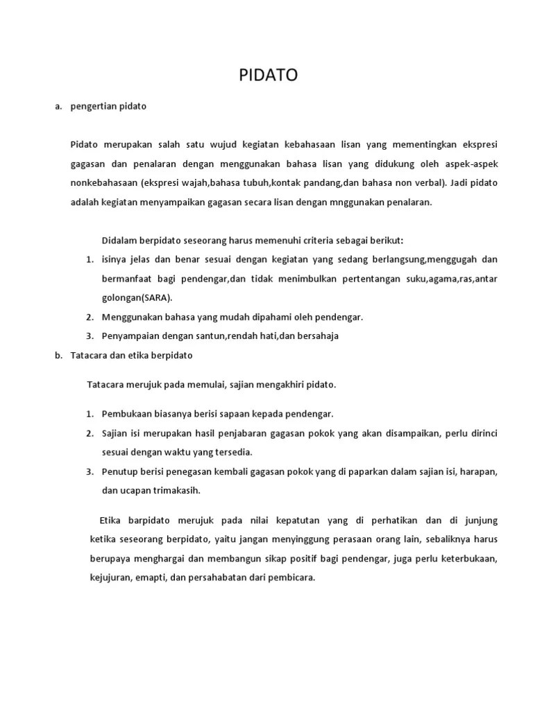 Sapaan Pidato Yang Benar – Penggambar