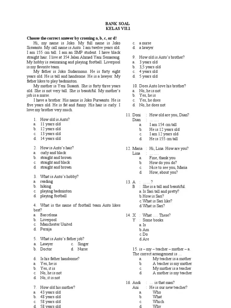 Download Kunci Jawaban Bahasa Indonesia Lks Kelas 7 Semester 2 Free -  Revisi Id