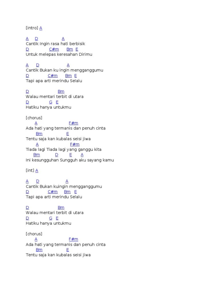 Kahitna Cantik | PDF