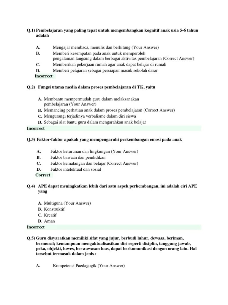 Latihan soal tk kka sesi 1. Ukg 100 Soal