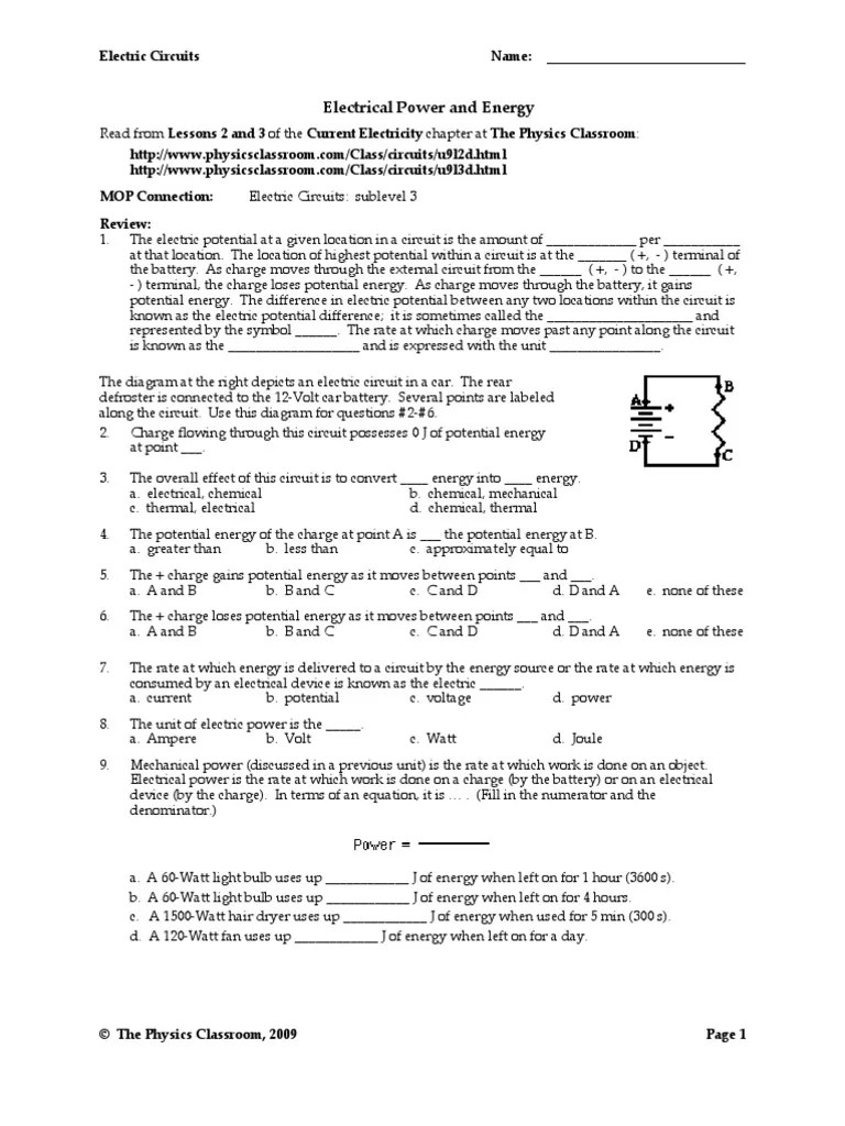 Series and parallel circuits | electronics textbook. Circuit 4 Pdf Kilowatt Hour Watt