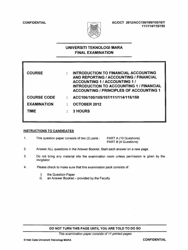 Answer Scheme Past Year Paper Uitm Pdf - Ah Physics Learning