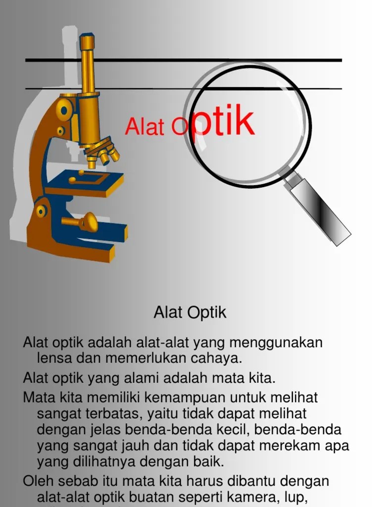 Fisika Alat Optik