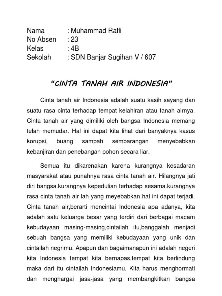 Puisi Cinta Tanah Air Anak Sd - Pantun Cinta