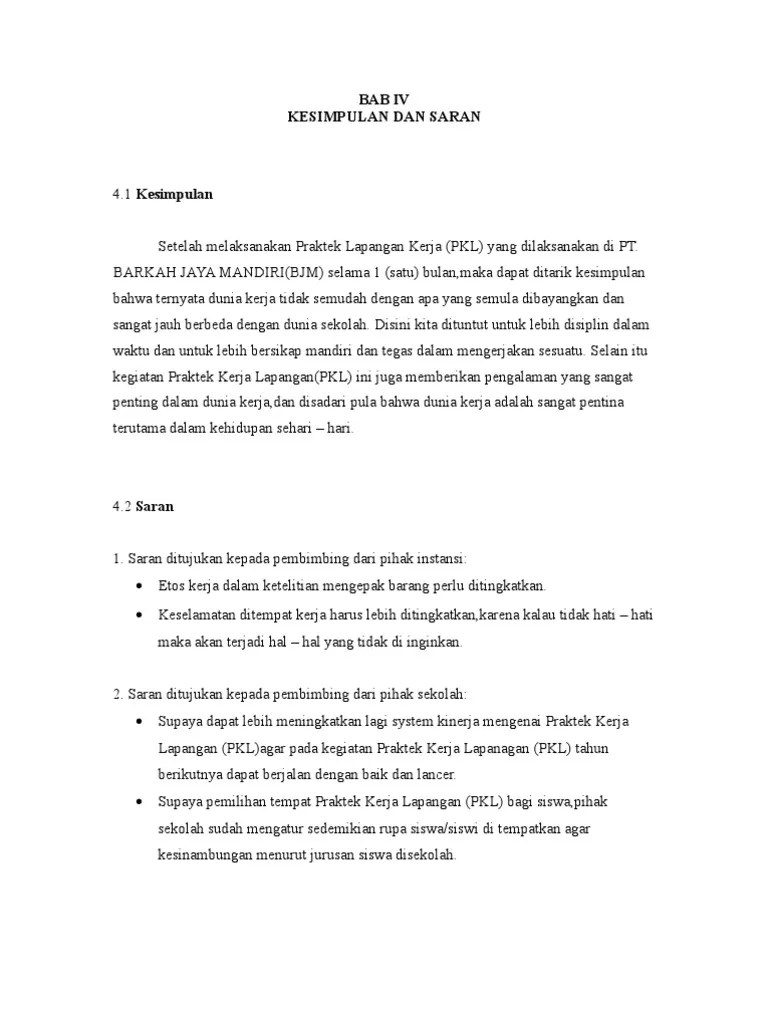 Contoh Sistematika Penulisan Laporan Pkl : Cover mulok / Format penulisan pkl untuk mahasiswa departemen ilmu komputer/informatika fakultas sains dan matematika universitas diponegoro 2016 daftar isi i.