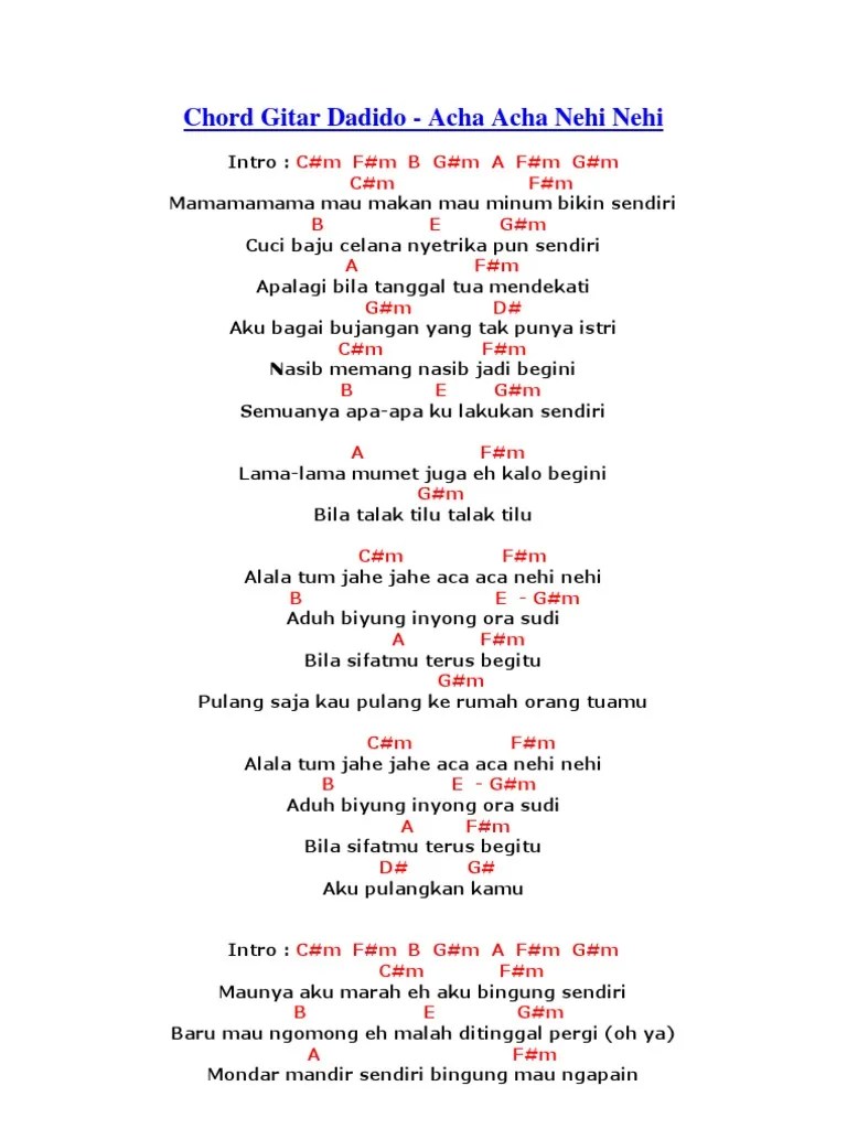 Chordify gives you the chords for any song. Chord Gitar Talak Tilu